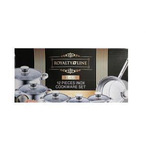 Royalty Line RL 1231 C 12er-Set Edelstahl-Küche mit Keramik-Bratpfanne